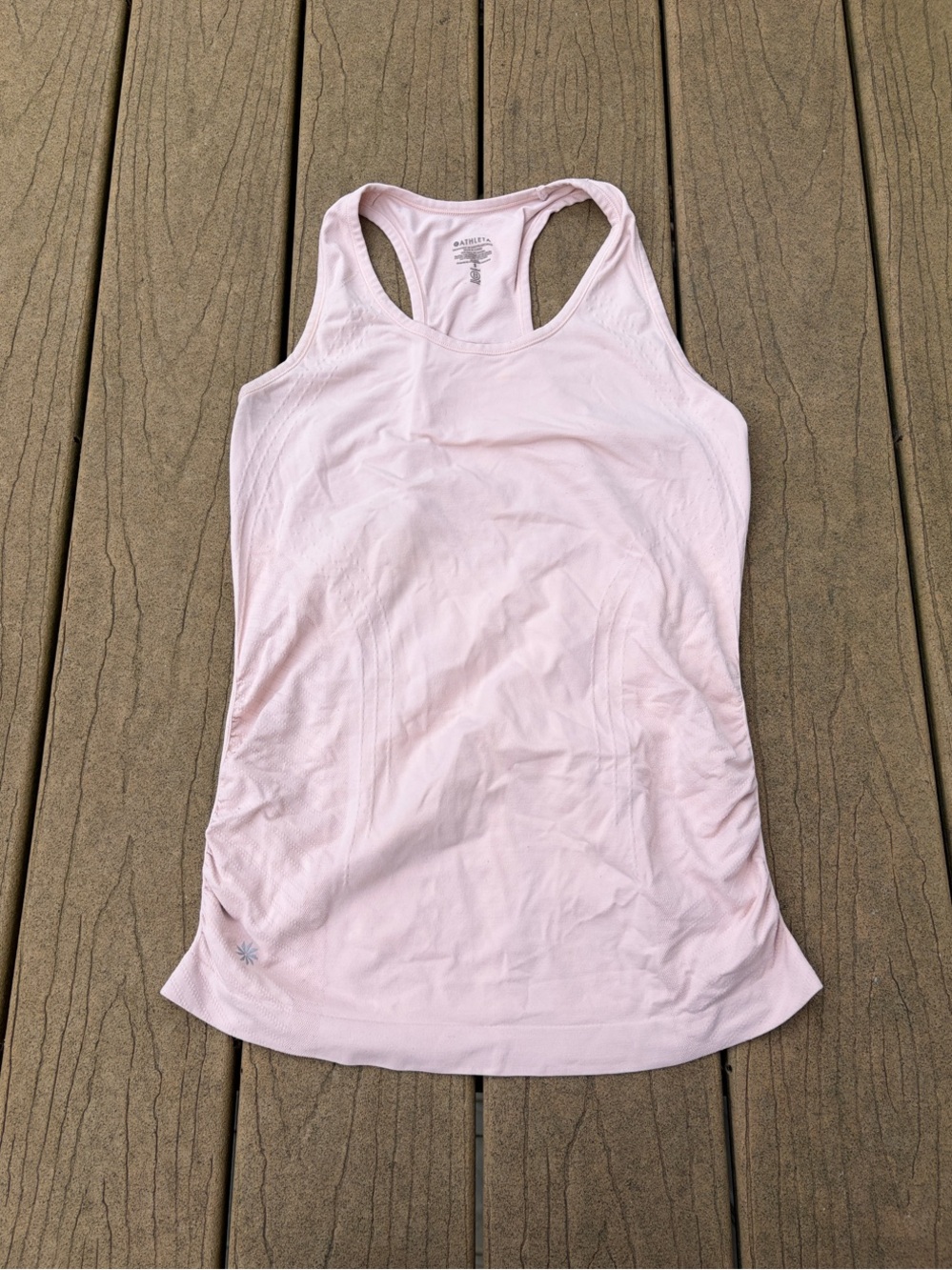 Athleta Light Pink Racerback Maternity Tank Top Athletic Women’s Top Size Small
